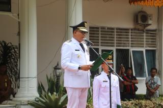 Kapolres Langkat Hadiri Pengukuhan Penambahan Masa Jabatan Kades